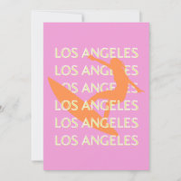 Los Angeles Travel Art, Californie, Voyage, rose