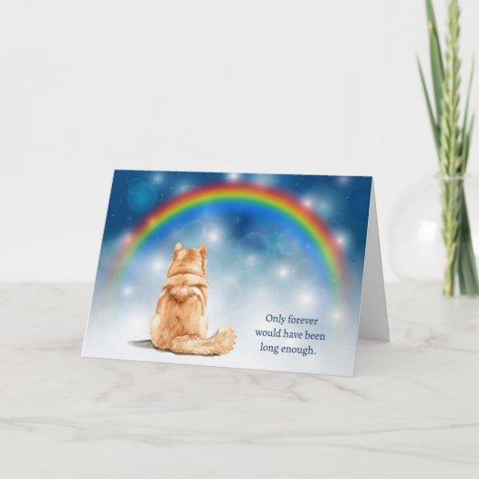 Cartes Pour Fêtes Annuelles Loss of Chow Chow Dog Night Lights Sympathy (Devant)