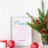 Cartes Pour Fêtes Annuelles Louange & Joie Psaume 98:4