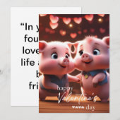 Cartes Pour Fêtes Annuelles love31 (Devant / Derrière)