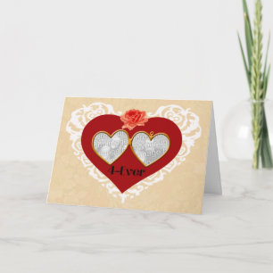 Cartes Pour Fêtes Annuelles Love 4 Ever Locket Card