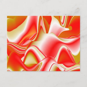 Cartes Pour Fêtes Annuelles Love and Gold Abstrait 3D Rainbowart