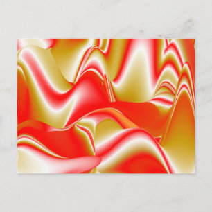 Cartes Pour Fêtes Annuelles Love and Gold Abstrait 3D Rainbowart