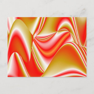 Cartes Pour Fêtes Annuelles Love and Gold Abstrait 3D Rainbowart