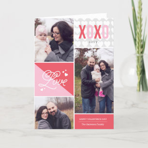 Cartes Pour Fêtes Annuelles Love and Hugs Photo Valentine