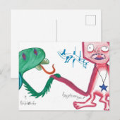 Cartes Pour Fêtes Annuelles Love Birds (Devant / Derrière)