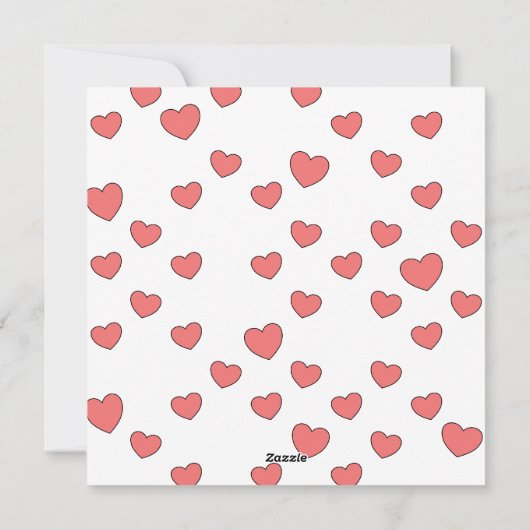 Cartes Pour Fêtes Annuelles Love Bunnies (Dos)