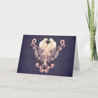 Cartes Pour Fêtes Annuelles Love Doves