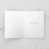 Cartes Pour Fêtes Annuelles Love Eternal Card (Intérieur)