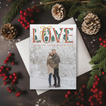 Cartes Pour Fêtes Annuelles Love Hand Letting Holly Winter Newlysée<br><div class="desc">Amour écrit à la main avec texte modifiable ci-dessous ; superposition blanche pour la lisibilité ; ouvrir l'éditeur complet pour supprimer si nécessaire. Customisez plus loin pour ajouter du texte ou plus de photos à l'arrière.</div>