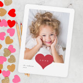 Cartes Pour Fêtes Annuelles Love Heart Photo Valentines
