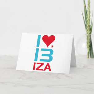 CARTES POUR FÊTES ANNUELLES LOVE IBIZA