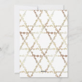 Cartes Pour Fêtes Annuelles Love Joy Light Star de David Happy Hanoukka Photo (Dos)