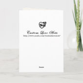 Cartes Pour Fêtes Annuelles Love Messenger (Dos)