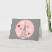 Cartes Pour Fêtes Annuelles Love Paris (Devant)