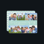 Cartes Pour Fêtes Annuelles Love Peace Joy Aqua Band Modern 6 Photo Collage<br><div class="desc">Conçu par fat*fa*tin. Facile à customiser avec votre propre texte,  photo ou image. Pour des demandes personnalisées,  veuillez contacter fat*fa*tin directement. Des frais personnalisés s'appliquent. www.zazzle.com/fat_fa_tin www.zazzle.com/color_therapy www.zazzle.com/fatfatin_blue_knot www.zazzle.com/fatfatin_red_knot www.zazzle.com/fatfatin_mini_me www.zazzle.com/fatfatin_box www.zazzle.com/fatfatin_design www.zazzle.com/fatfatin_ink</div>