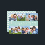 Cartes Pour Fêtes Annuelles Love Peace Joy Aqua Band Modern 6 Photo Collage<br><div class="desc">Conçu par fat*fa*tin. Facile à customiser avec votre propre texte,  photo ou image. Pour des demandes personnalisées,  veuillez contacter fat*fa*tin directement. Des frais personnalisés s'appliquent. www.zazzle.com/fat_fa_tin www.zazzle.com/color_therapy www.zazzle.com/fatfatin_blue_knot www.zazzle.com/fatfatin_red_knot www.zazzle.com/fatfatin_mini_me www.zazzle.com/fatfatin_box www.zazzle.com/fatfatin_design www.zazzle.com/fatfatin_ink</div>