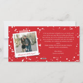 Cartes Pour Fêtes Annuelles Love Peace Joy Simple Script tendance Moderne 7 Ph (Dos)