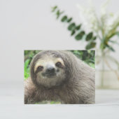 Cartes Pour Fêtes Annuelles Love Sloths (Debout devant)