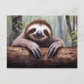 Cartes Pour Fêtes Annuelles Love Sloths (Devant)
