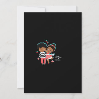 Cartes Pour Fêtes Annuelles Love You More Graphic Minimal Design 