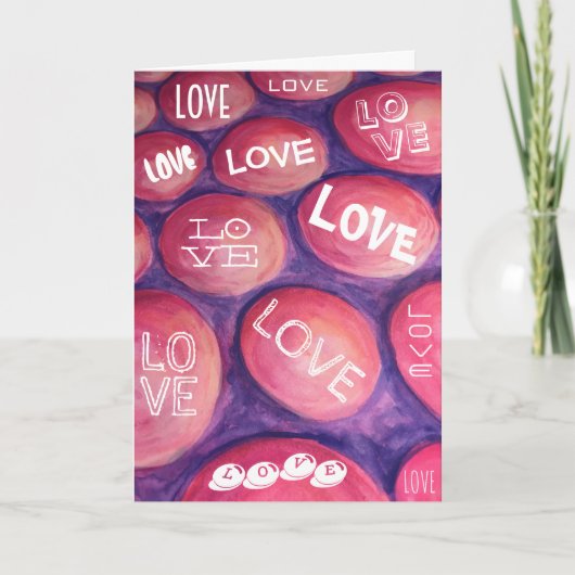 Cartes Pour Fêtes Annuelles Loveland Valentine (Devant)