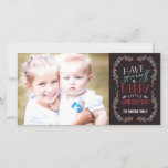 Cartes Pour Fêtes Annuelles Lovely Garlands Holiday Photo Card<br><div class="desc">Celebrate the season with this modern and stylish holiday photo card from Berry Berry Sweet.</div>