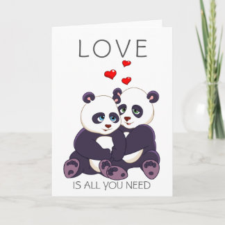 Cartes Pour Fêtes Annuelles Lovely Pandas