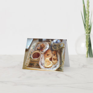 Cartes Pour Fêtes Annuelles Lovers Breakfast en Chambres d'hôtes