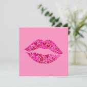 Cartes Pour Fêtes Annuelles Loving Lips 01 (Debout devant)