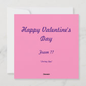 Cartes Pour Fêtes Annuelles Loving Lips 01 (Dos)