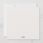 Cartes Pour Fêtes Annuelles Low Drama High Comfort (Dos)