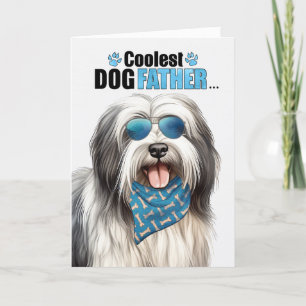 Cartes Pour Fêtes Annuelles Lowchen Chien Coolest Papa Fête des pères