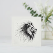 Cartes Pour Fêtes Annuelles Löwe (Debout devant)