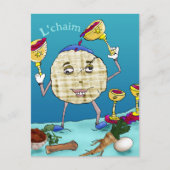 Cartes Pour Fêtes Annuelles L'tchaim Pesach (Devant)