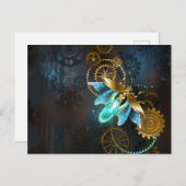 Cartes Pour Fêtes Annuelles Luciole de vapeur (Devant / Derrière)