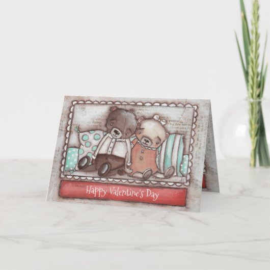 Cartes Pour Fêtes Annuelles Lucky Bears - Valentine (Devant)