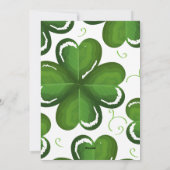 Cartes Pour Fêtes Annuelles Lucky In Love St. Patrick's Day BABYShower CARD (Dos)