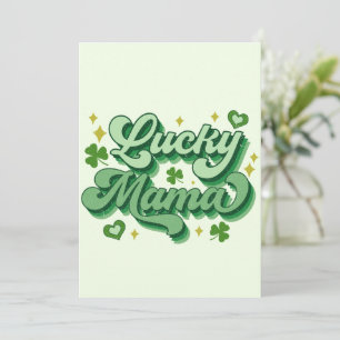 Cartes Pour Fêtes Annuelles Lucky Mama Saint-Patrick