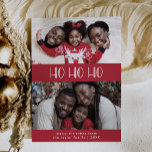 Cartes Pour Fêtes Annuelles LUCY Dark Red Fun Famille Ho Ho Ho Photo Noël<br><div class="desc">LUCY Dark Red Fun Famille Ho Ho Ho Photo Carte de vacances de Noël. Personnalisez le dos avec un accueil de vacances ou des nouvelles de famille en option,  et votre nom de famille.</div>