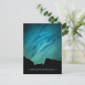 Cartes Pour Fêtes Annuelles Lueurs boréales (Debout devant)