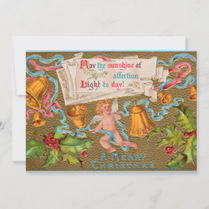 Cartes Pour Fêtes Annuelles Lumière de l'affection Joyeux Noël