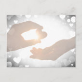 Cartes Pour Fêtes Annuelles Lumière éternelle de l'amour Saint-Valentin (Devant)