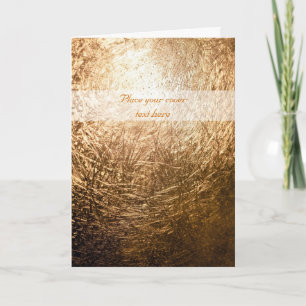 Cartes Pour Fêtes Annuelles Lumière Or 001