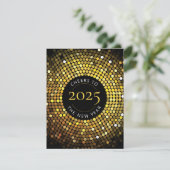 Cartes Pour Fêtes Annuelles Lumières de cercle scintillant Nouvel An (Debout devant)