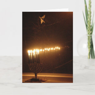 Cartes Pour Fêtes Annuelles Lumières de Hanoukah