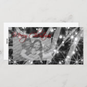 Cartes Pour Fêtes Annuelles Lumières de Noël (Devant / Derrière)