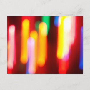 Cartes Pour Fêtes Annuelles Lumières de Noël Abstraites