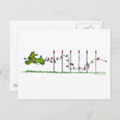 Cartes Pour Fêtes Annuelles Lumières de Noël Agilité (Devant / Derrière)