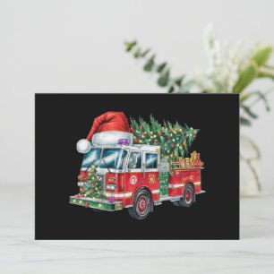 Cartes Pour Fêtes Annuelles Lumières de Noël en forme de casquette de Père Noë